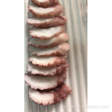 Marisco congelado de pulpo cocido y cortado